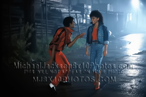 MICHAEL JACKSON  THRILLER with OLA RAY (3) RARE 8x10 PHOTOS