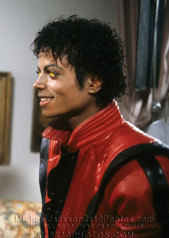 MICHAEL JACKSON  THRILLER wJOHNLANDIS (3) RARE 8x10 PHOTOS