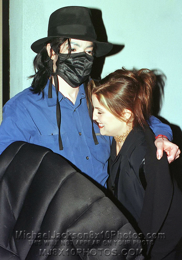 MICHAEL JACKSON withLisaMarie In L.A. (3) RARE 8x10 PHOTOS