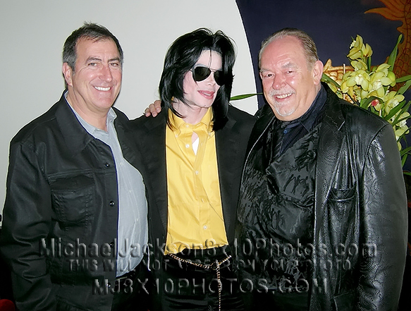 MICHAEL JACKSON  wTHIS IS IT Producers (3) RARE 8x10 PHOTOS