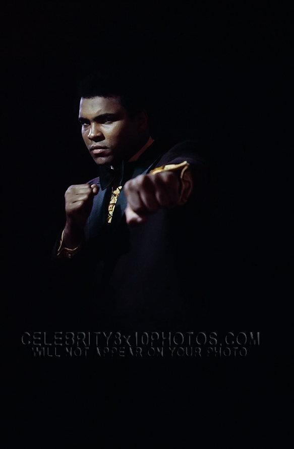 MUHAMMAD ALI 1971 CHAMP IN ATUX SHOOT (3) RARE 8x10 PHOTOS