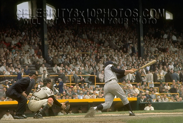 ROGER MARIS 1961 BATTER UP! (3) RARE 8x10 PHOTOS