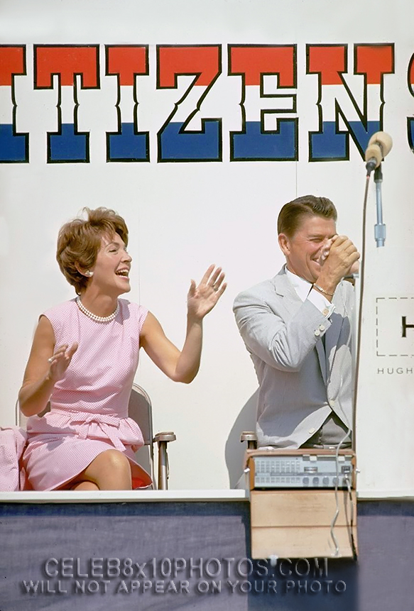RONALD REAGAN 1966 CAMPAIGN withNANCY (3) RARE 8x10 PHOTOS