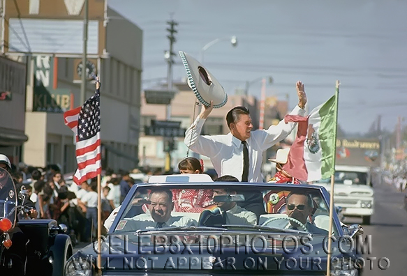 RONALD REAGAN 1966 CAMPAIGN withNANCY (3) RARE 8x10 PHOTOS