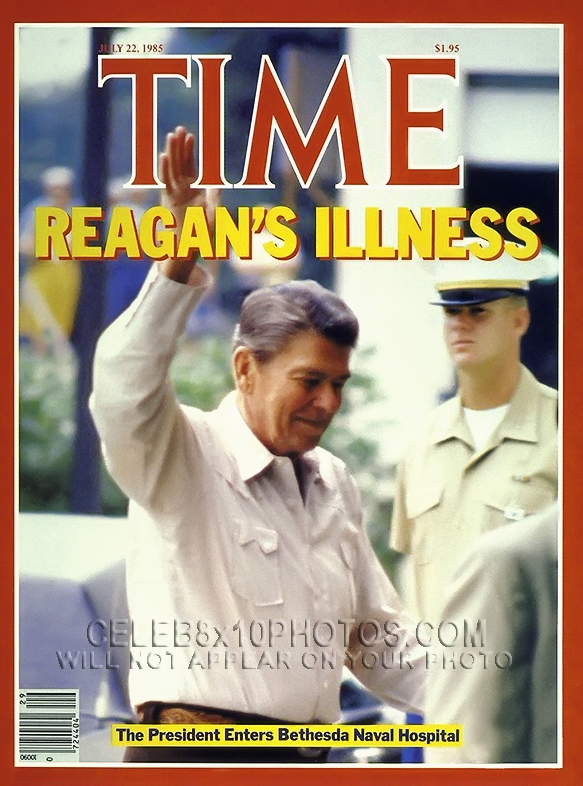 RONALD REAGAN 1985 TIME COVER (1) RARE 8x10 PHOTO