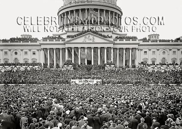 WOODROW WILSON 1913 INAUGURALCEREMONY (1) RARE 8x10 PHOTO