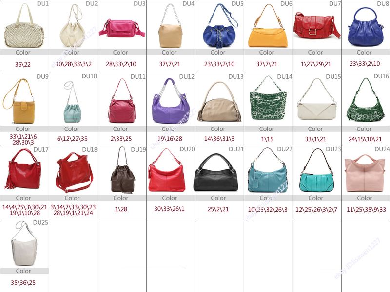 lisawen1227 : Genuine Leather DUDU Handbag Tote/Shoulder Bag Satchel