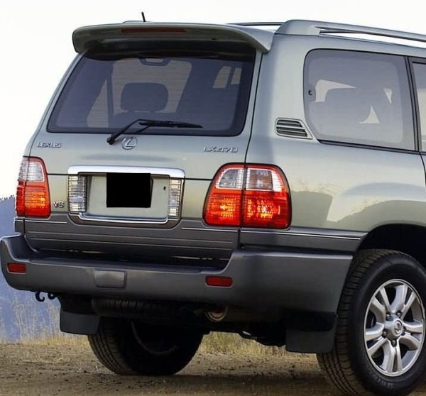 Custom Painted Rear Roof Spoiler For Lexus LX470 1998-2007 W/ LED Light - TSC