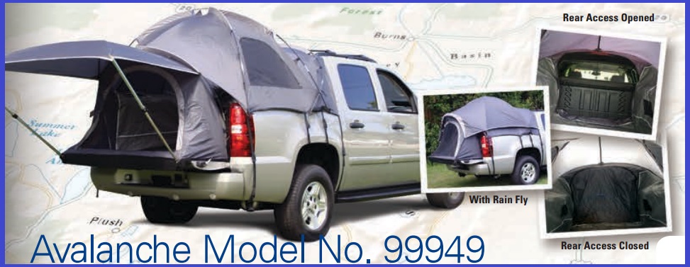 Napier 99949 Grey Sportz Truck Tent - Chevrolet Avalanche, Cadillac ...