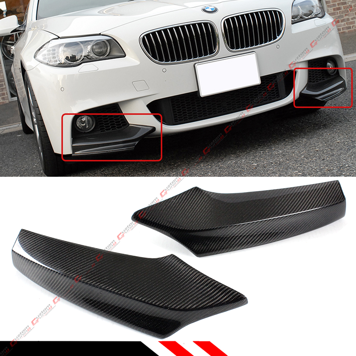 For 11-16 BMW F10 5 Series 535i 528i Carbon Fiber M Sport Front