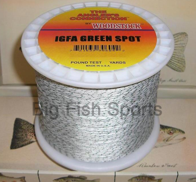 WOODSTOCK BRAIDED DACRON IGFA Fishing Line Green Spot 50lb500yd FREE USA SHIP! eBay
