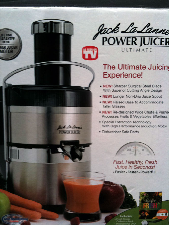 New Jack Lalanne Power Ultimate stainless Steel Juicer