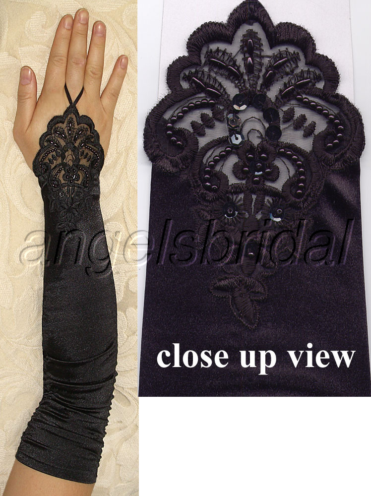 lace costume gloves