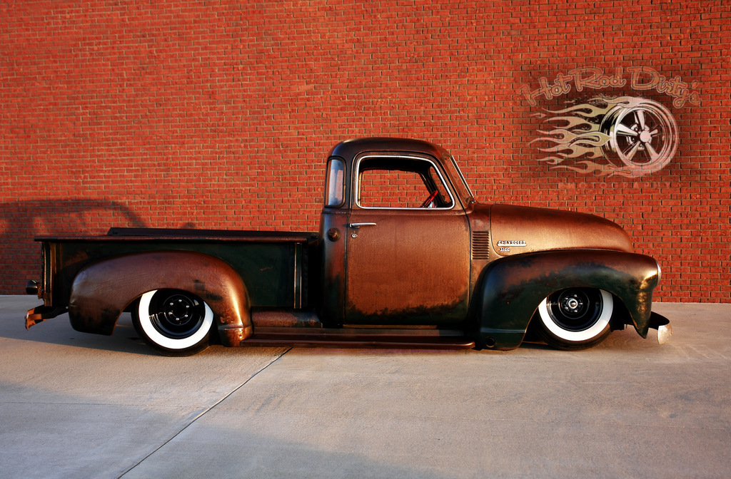 1950 Slammed Patina Chevrolet 3100, V8 and 4-Speed | The H.A.M.B.