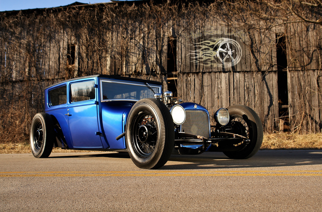 1927 Ford Model A Chopped Hot Rod Slammed Lowered Traditional SCTA