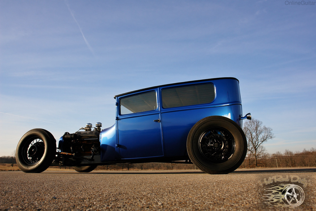 1927 Chopped Ford Tudor Sedan, Studebaker Motor | The H.A.M.B.