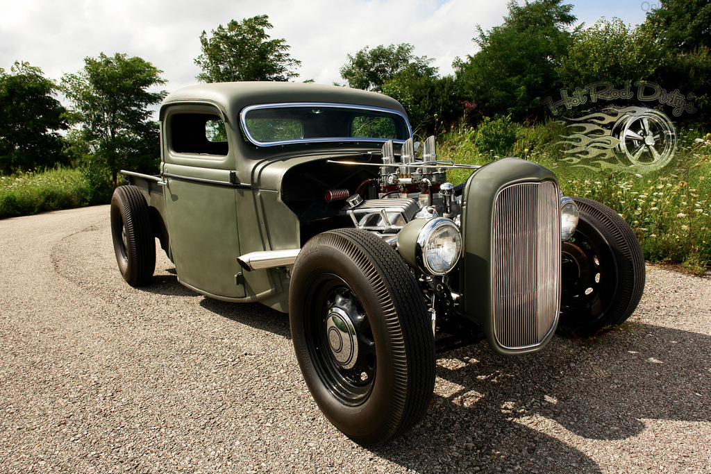 1935 Ford pickup street rod #10