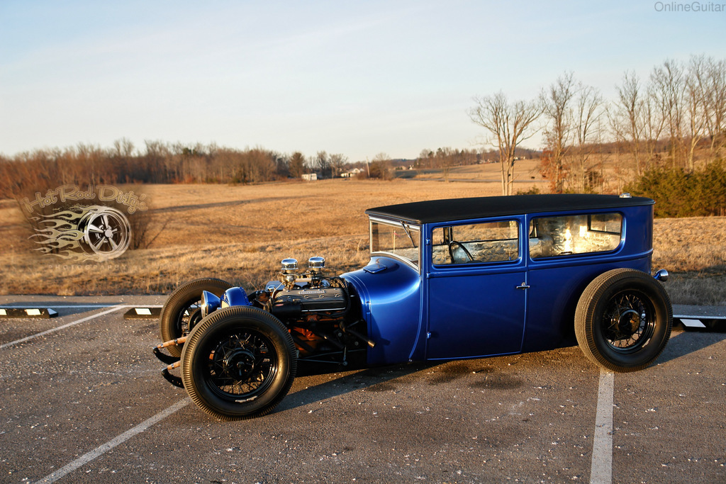 1927 Ford Model A Chopped Hot Rod Slammed Lowered Traditional SCTA