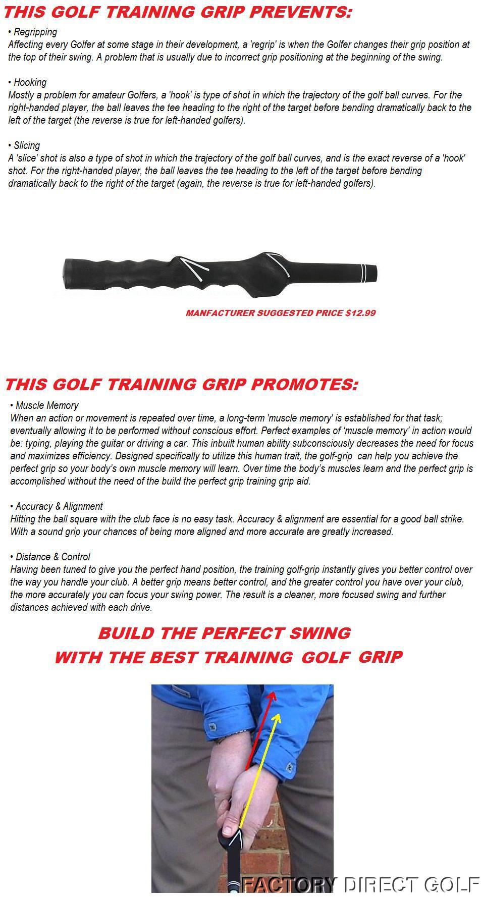 1 Rated Training Golf Club Learning Grip Standard Size Left