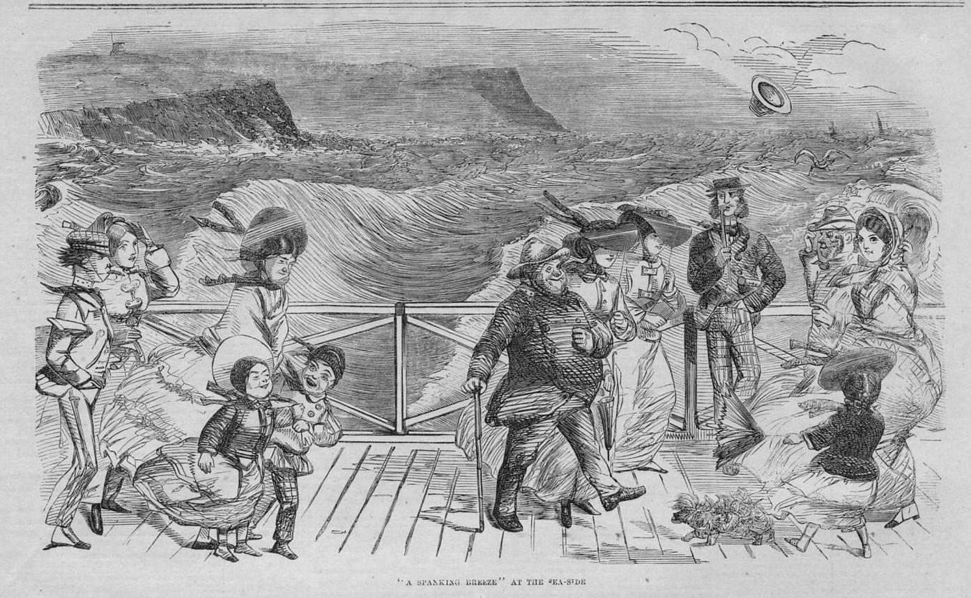 SPANKING BREEZE AT THE SEASIDE ROUGH WAVES SURF LADIES KIDS