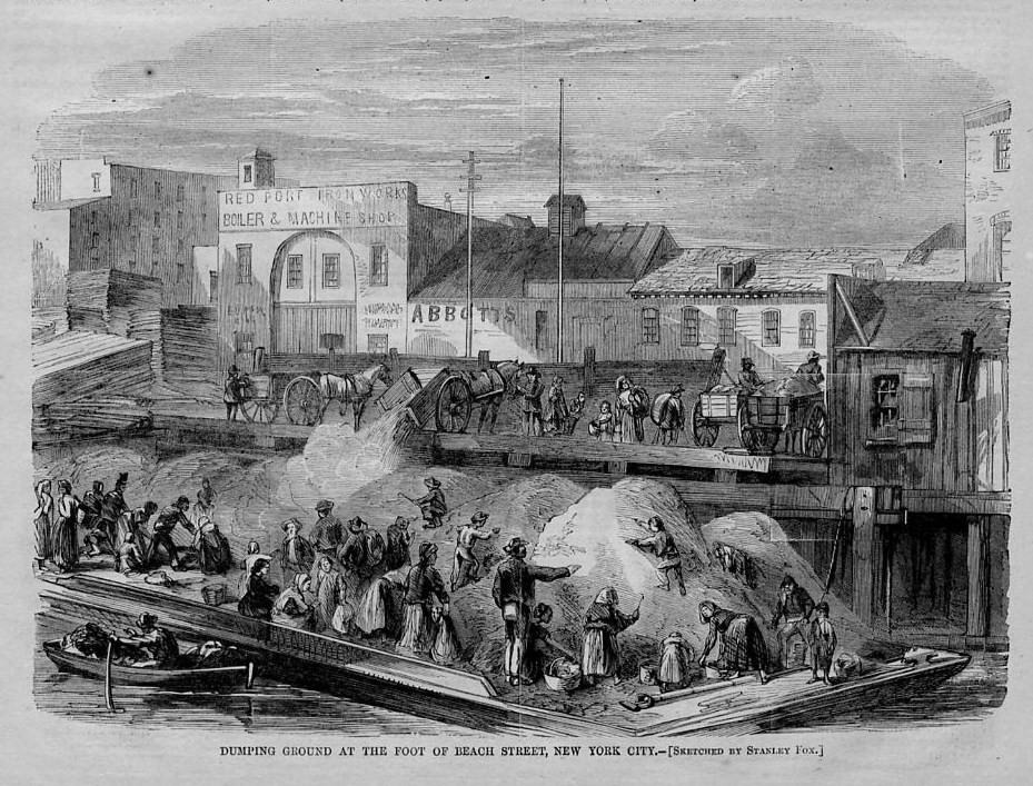 BEACH STREET NEW YORK CITY DUMPING GROUND RUBBISH TRASH eBay