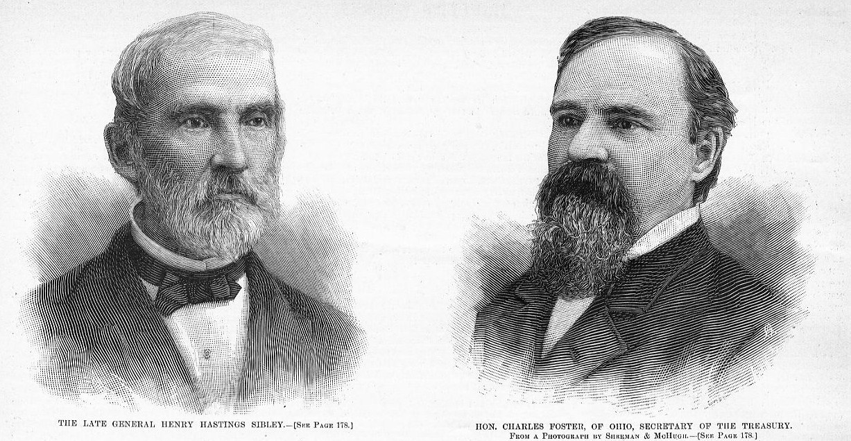 GENERAL HENRY HASTINGS SIBLEY PIONEER OF THE WEST AND CHARLES FOSTER TREASURY eBay