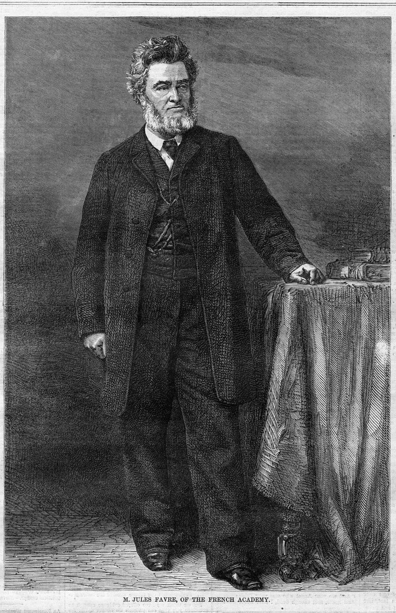 FAVRE, POLITICIAL ADVOCATE, FRENCH ACADEMY JULES FAVRE, HISTORY