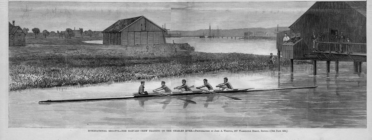 AMHERST BOWDOIN YALE ROWING HARVARD COLLEGE REGATTA