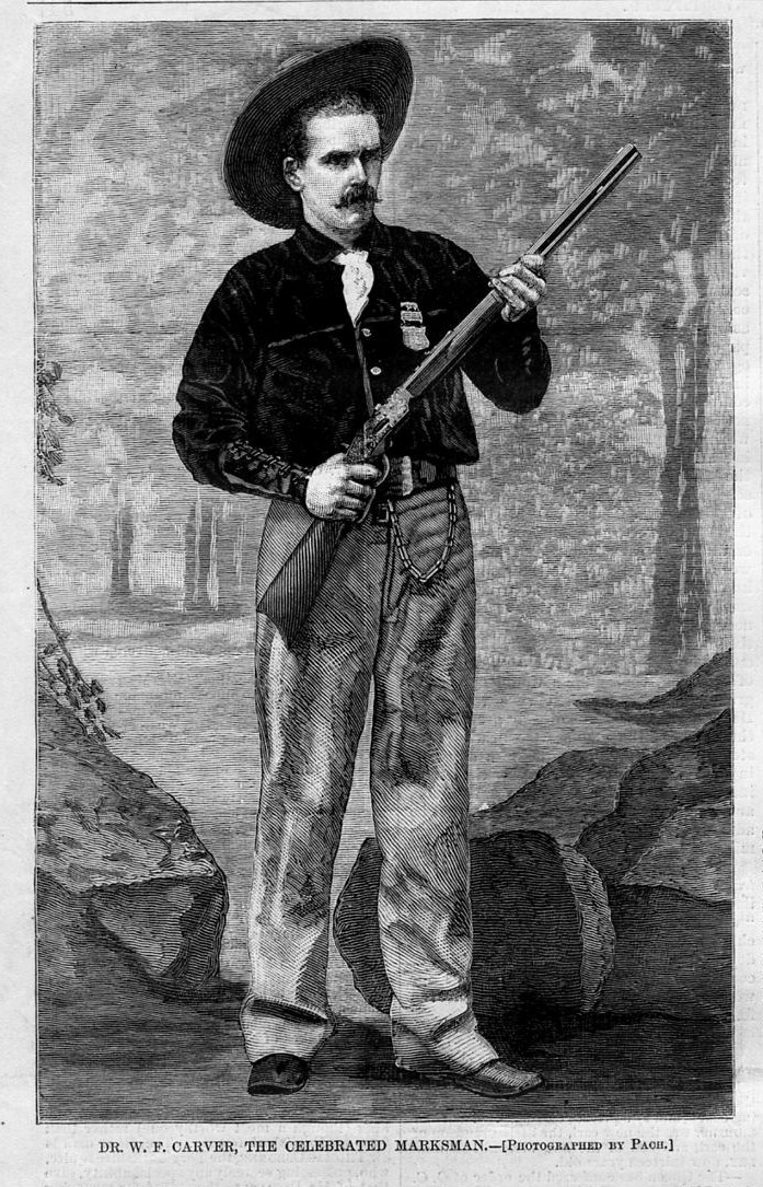 SHARPSHOOTER WILLIAM FRANK DOC CARVER BUFFALO BILL CODY WILD
