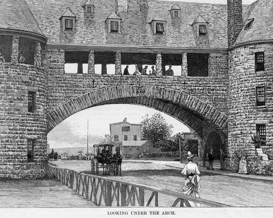 NARRAGANSETT PIER TOWERS RHODE ISLAND 1887 HISTORY CASINO VIEWS OF THE