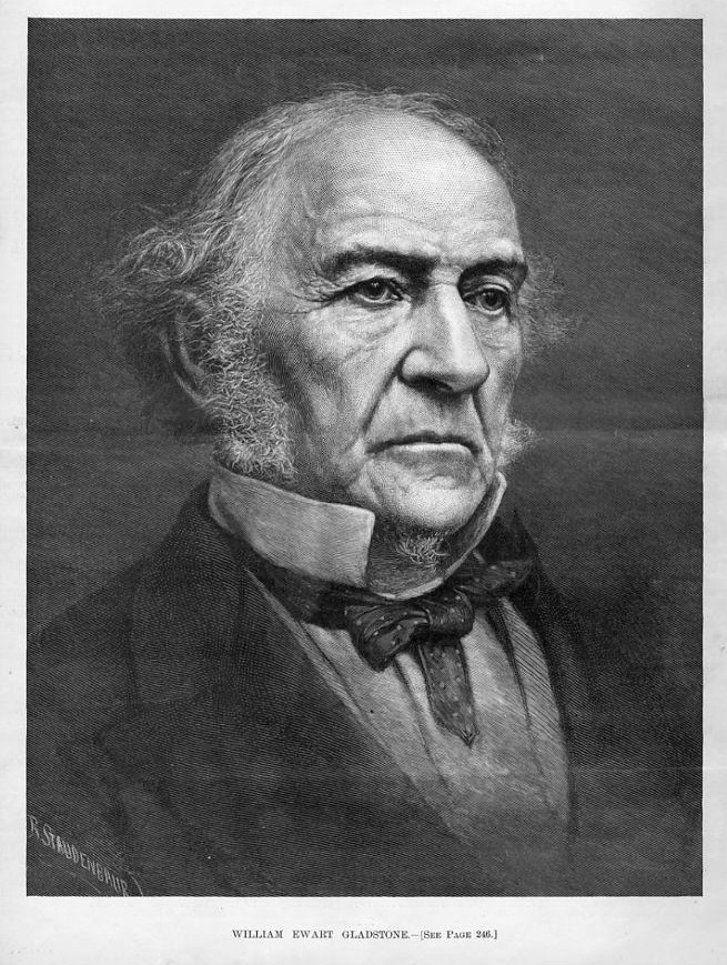 WILLIAM EWART GLADSTONE 1894 PORTRAIT BRITISH STATESMAN MINISTER ...