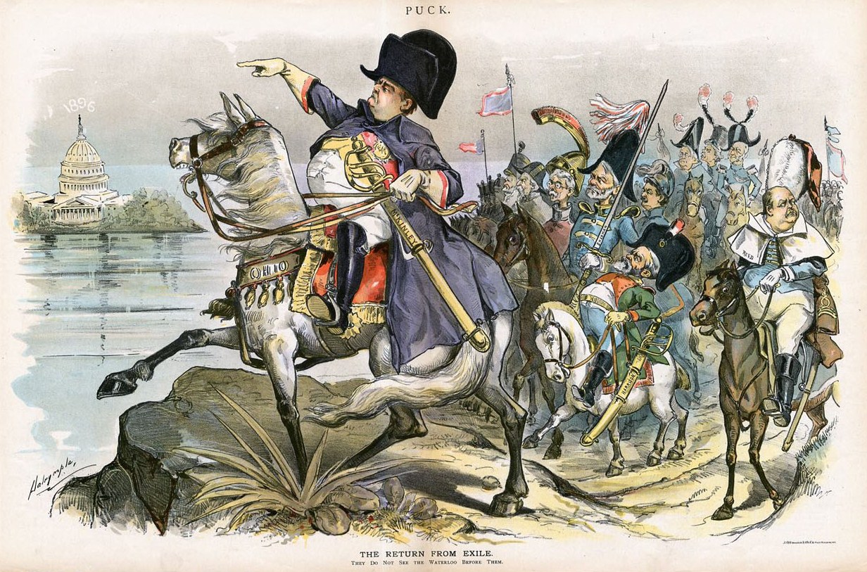 WILLIAM McKINLEY AS NAPOLEON WHITE HORSE JOHN SHERMAN UNITED STATES