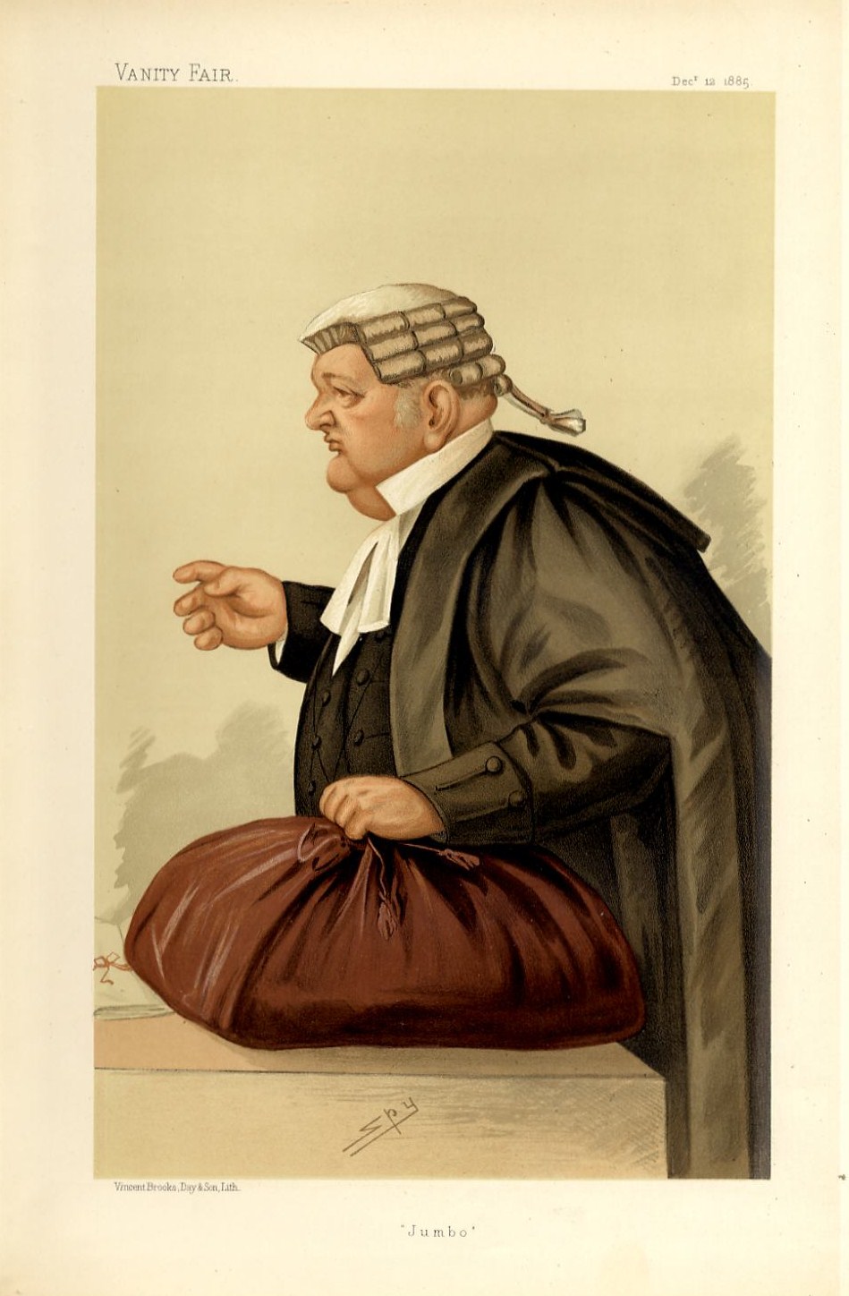 Details about LAWYER BENCHER BARRISTER IRISHMAN QUEENS COUNSELLOR 12  VANITY FAIR CARICATURE