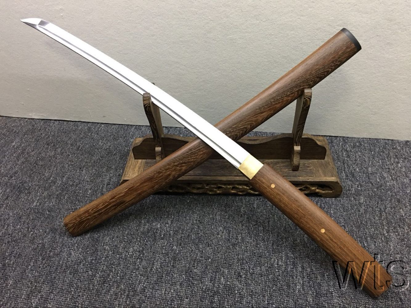 Rosewood Sharp Japanese Sword Shirasaya Wakizashi + Free Sword Bag eBay