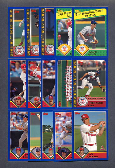 2003 Topps St. Louis Cardinals Baseball TEAM SET (37) Cards | eBay